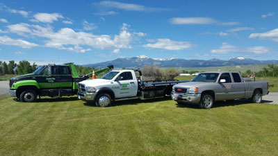 Deer Lodge towing Mountain View Towing map - deerlodgetowing.com